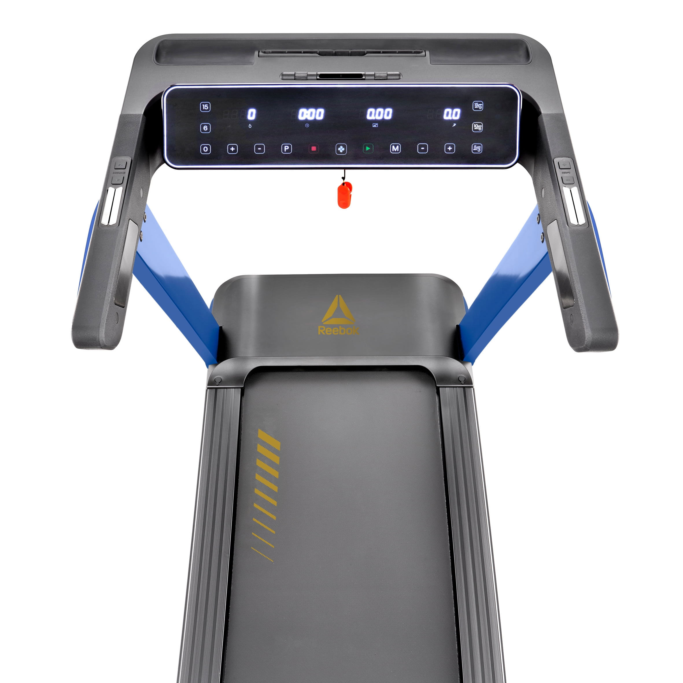 Reebok FR30z Floatride Treadmill - Blue with Incline, Bluetooth, Walking or Running, 4 HP, 12.4 MPH, 330 lb. Capacity