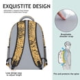 thumbnail image 5 of Leopard Print Backpack for School,Cute School Bag,Schoolbag with Adjustable Shoulder Straps & Padded Back,15.3"x11"x6.7", 5 of 6