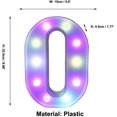 thumbnail image 4 of LINLIN Alphabet Letter Lamp, Colorful Light up Letters Led Marquee Letter Lights Battery Powered Light Up Number Sign Night Light for Party Christmas Lamp Home Bar Decoration, 4 of 7
