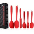 thumbnail image 5 of 6 Pcs Kitchen Silicone Utensils Set, Silicone Handle Heat Resistant Cooking Kitchenware, 5 of 9