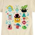thumbnail image 3 of The Spongebob Movie: Search For Squarepants - Grid - Youth Girls Short Sleeve T-Shirt, 3 of 6