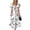 Black, variant on Women's Off Shoulder Floral Tiered Dress with Ruffle Details 100% Polyester Lightweight Dress for Summer and Everyday