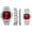 Red; Silver, variant on Bling'ed Out King and Queen Hip Hop Watch Set Perfect for Power Couples to Flaunt On and Off The Dance Floor - ST10325/ST10364 His&Hers(ST10327Slv SLV)