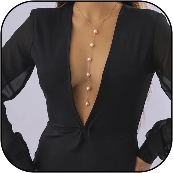Layered Long Necklace for Women Trendy Gold Lariat Necklace Leaf Statement Necklace Rhinestone Y Drop Necklace Gold Box Beaded Chain Stocking Stuffers