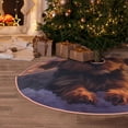 thumbnail image 5 of Sikiie Puppy Lying On A Cloud Nativity Christmas Tree Skirt, Jesus Christian Winter Holiday Tree Mat Decoration(30-48IN), 5 of 6