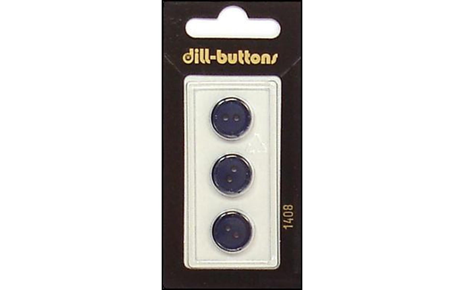 Light Blue Round 2 Hole Plastic Button 13mm  12 inch Dill Buttons Set of 2