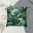 thumbnail image 2 of JRXY  Plant Pillow, Watercolor Tropical Palm Leaves Colorful Illustration Natural Feelings, Decorative Printed Pillowcase,Lime Green White, 2 of 5