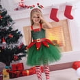 thumbnail image 4 of Vestido de terciopelo con lentejuelas de árbol de Navidad 2024, vestido de Papá Noel para cosplay para niñas, vestidos de fiesta de Navidad, ropa de Año Nuevo para niños, 4 of 5