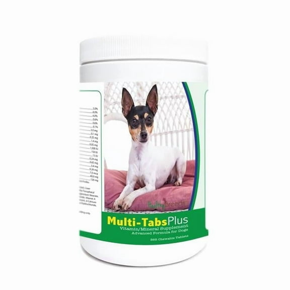 Healthy Breeds 840235177197 Toy Fox Terrier Multi-Tabs Plus Chewable Tablets - 365 Count