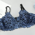 thumbnail image 2 of Lace Bras for Women Womens Lace Bra Plus Size Comfortable Support Underwire Push Up Bras Size S-4XL, 2 of 7