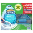 Scrubbing Bubbles Toilet Gel, Rainshower (2 dispensers + 30 gel discs