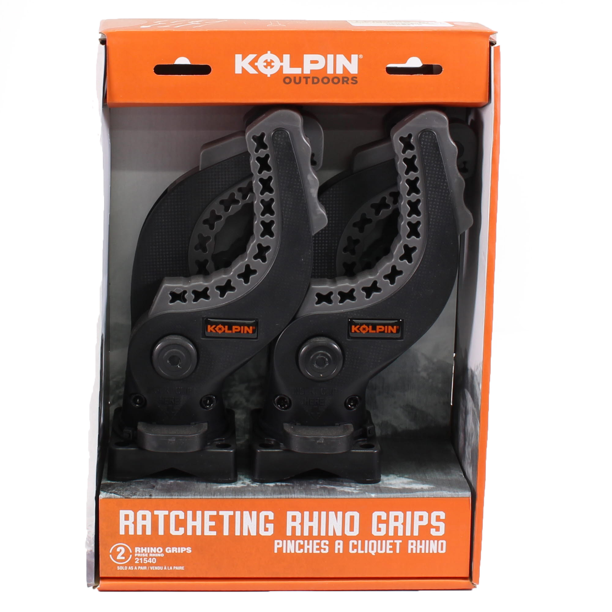 Kolpin New Polaris ATV Black Ratcheting Rhino Rack Grips 21540