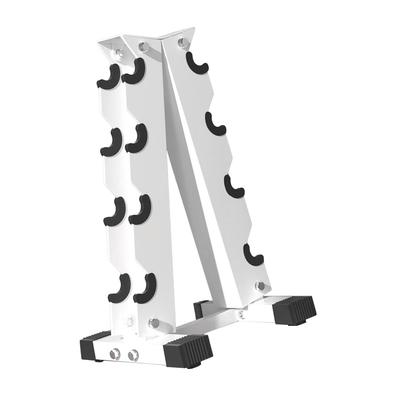 Baoblaze Dumbbell Rack Dumbbell Bracket Sturdy Small for Strength Training 4 Tier