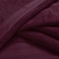 thumbnail image 2 of BELIZZI HOME 100% Premium Cotton 2 Pack Oversized Large Bath Towel Sets 28x55 inches, Ultra Absorbant, Compact, Quick Dry & Light Weight Towels - For Gym, Travel, Camp & Pool - Burgundy, 2 of 6