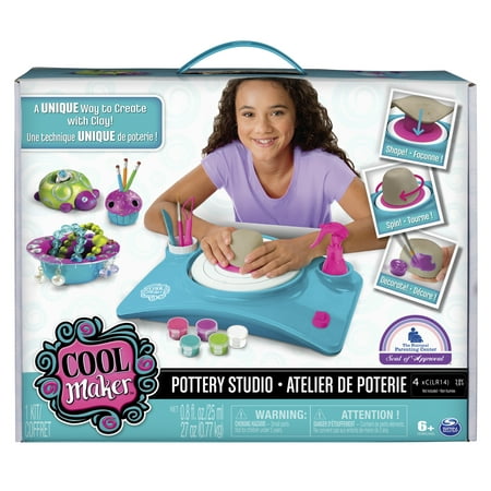 Cool Maker - Pottery Studio, Clay Pottery Wheel Craft Kit for Kids Age 6 and Up (Edition May