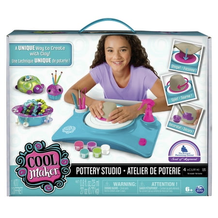 - Cool Maker - Pottery Studio, Clay Pottery Wheel Craft Kit for Kids Age 6 and Up (Edition May Vary)