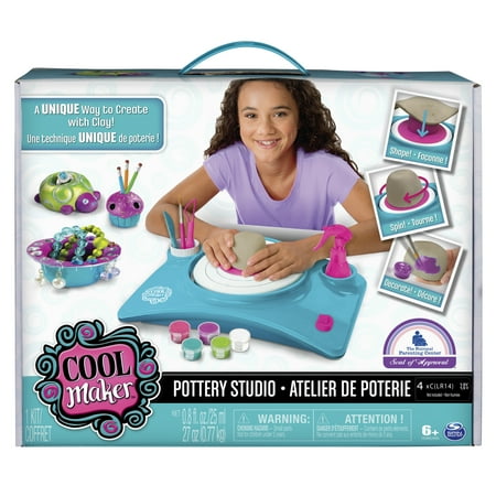 Cool Maker - Pottery Studio, Clay Pottery Wheel Craft Kit for Kids Age 6 and Up (Edition May (Best Crafts For 8 Yr Old Girl)