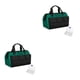 thumbnail image 3 of Injueey Bolsa de herramientas para carpintería, bolsas de electricista, caja de almacenamiento multibolsillo, bolsa impermeable de gran Negro Verde/13 pulgadas 2piezas, 3 of 6