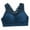 Blue, variant on Bigersell Bras for Older Women Lace Wireless Bralette Pullover Bras with Removable Cup Ladies V-Neck Push-up Full-Coverage Pull On Bras Padded Bralettes Womens Sports Bras Khaki One Size