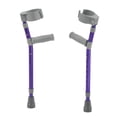 thumbnail image 1 of Inspirado en las muletas pediátricas de antebrazo Drive, color morado mago, tamaño grande, 1 of 2