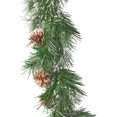 thumbnail image 3 of Furvclv 2 Pack Pre-lit 9'x10" Artificial Christmas Garland, Timer Battery Operated Winter Greenery Garland With 20 Pine Cones, 50 LED Lights And 160 Tips, Christmas Collection, 3 of 6