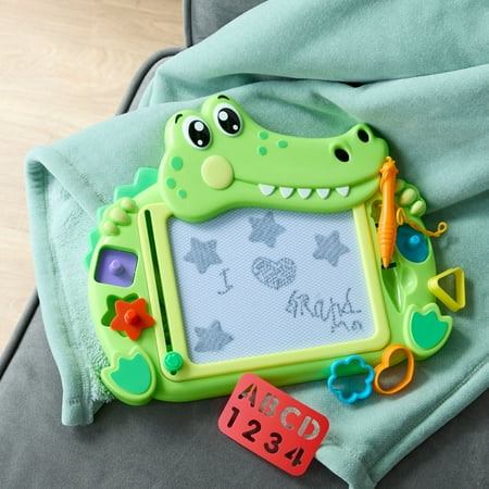 Spark Create Imagine Croco-Doodle Magnetic Drawing Board - Made from Durable Kid Friendly Plastic