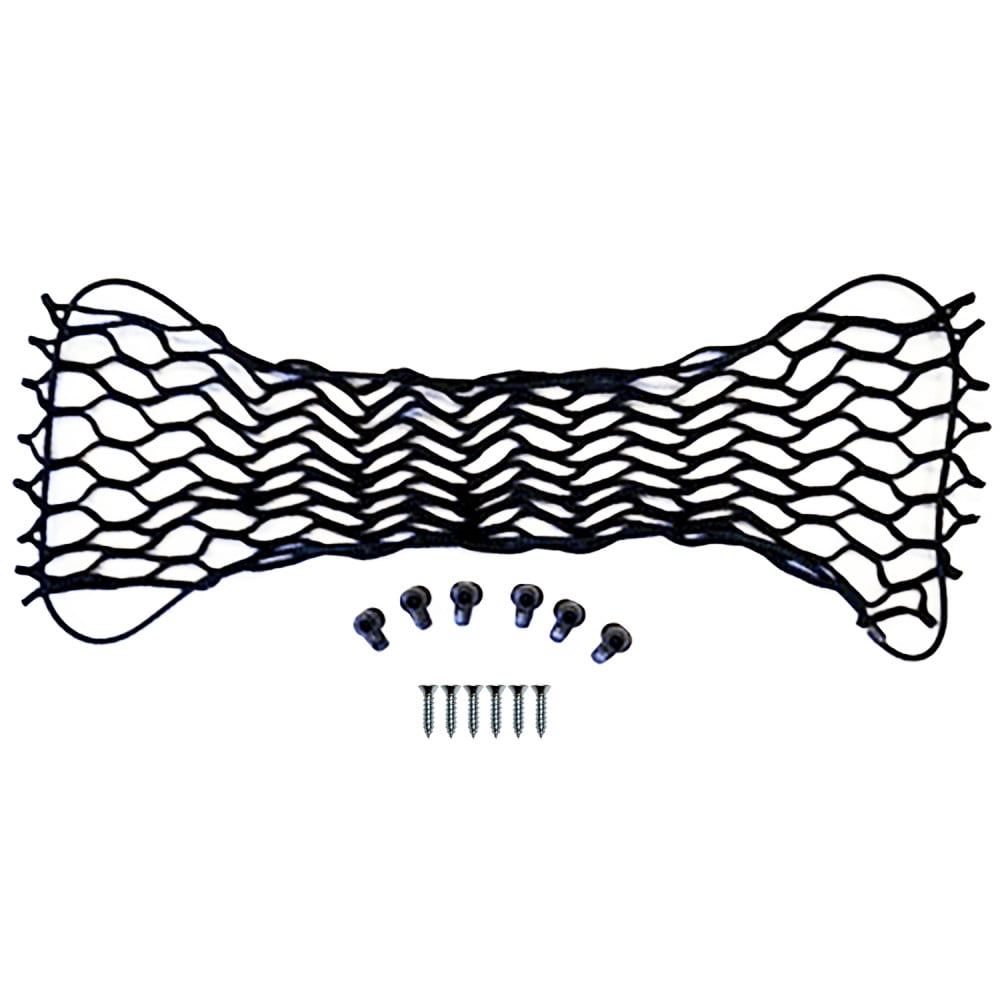 Stretchy With 6 PVC Coated Metal Hooks Elasticated Cargo Net 45 x 45cm SVL9983