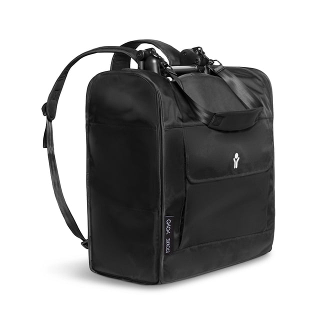 La mochila para cochecito Stokke YOYO protege durante el viaje