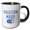 Black/White, variant on 3drose, Vacation Mood Activated, 11oz Mug
