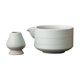 thumbnail image 1 of Cuenco para matcha y soporte para batidor, cuenco de cerámica para té, artesanía japonesa creativa tradicional Blanco, 1 of 9
