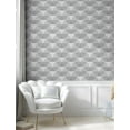 thumbnail image 5 of Ambesonne Geometric Peel & Stick Wallpaper for Home, Grungy Greyscale Tones, 13"x100", Pale Grey Dark Taupe, 5 of 6