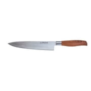 Imusa 8" Stainless Steel Chef Knife with Woodlook Handle