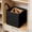 Black,Square, variant on Clothes Hanger Organizer Holder for Space Saving, Hanger Triangle Storage Bag with Handles, Portable Wardrobe Drying Rack, Waterproof Portable Stacker Container, for Closet, Laundry Rooms