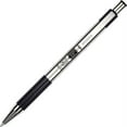 thumbnail image 2 of Zebra Pen BCA F-301 Stainless Steel Ballpoint Pens Fine Pen Point - 0.7 mm Pen Point Size - Refillable - Retractable - Black - Stainless Steel Stainless Steel Barrel - 12 / Dozen, 2 of 6