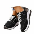 thumbnail image 3 of Fashion Wedge Heeled Sneakers for Women Non Lace up Walking Running Shoes Womens Work Gym Tennis Workout Athletic Sport Shoes Lightweight Comfort Wedges Platform Casual Sneaker, 3 of 8