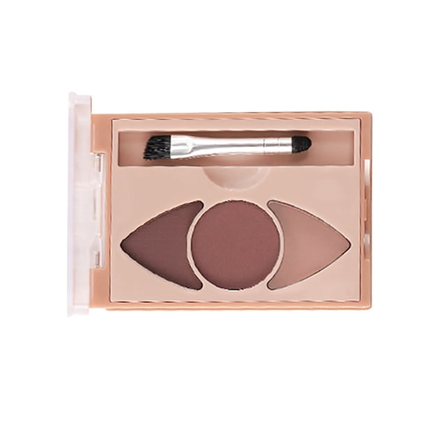 Polvos para cejas naturales. Set de maquillaje para cejas. Polvos para cejas. Set de maquillaje para cejas con pincel. 3 tonos naturales. Modelado de cejas