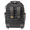 thumbnail image 3 of DEWALT Rolling Tool Backpack with Wheels, Telescopic Handle, 46 Pockets, Water Resistant Compartment (DWST560101), 3 of 9