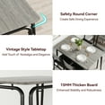 thumbnail image 4 of Cherish Compact Dining Table and Chairs for 4 - Modern Square Dinette Set Perfect for Apartment Living, 4 of 10