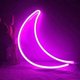 thumbnail image 4 of Warm White Moon Neon Sign Art Wall Decor USB Battery Powered Neon Sign Night Light Lamp, 4 of 4