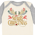 thumbnail image 4 of Inktastic Reindeer Christmas Boys or Girls Long Sleeve Baby Bodysuit, 4 of 5
