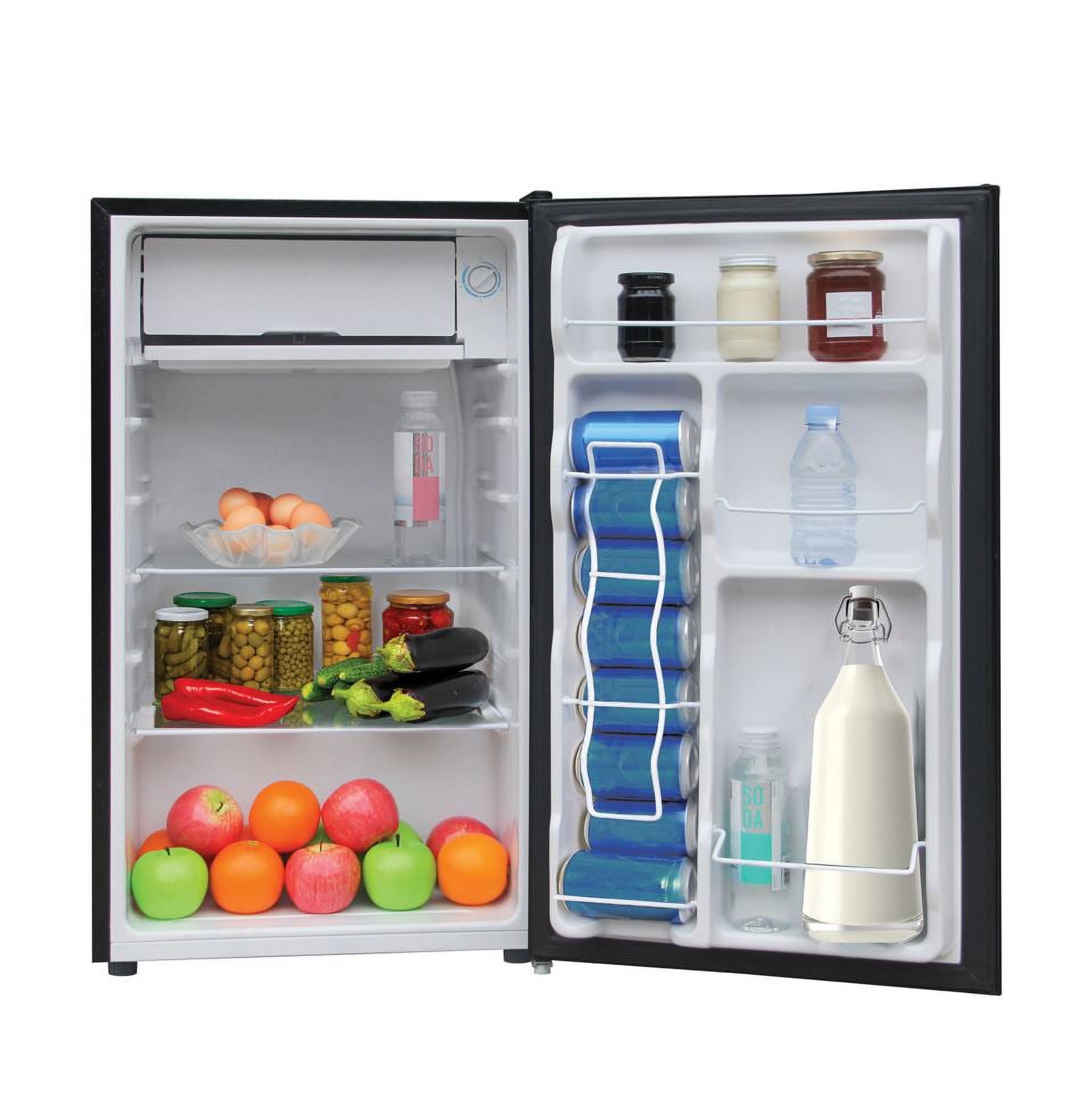 Hamilton Beach Hbf3200black 3.2 Cu Ft Retro Bar Refrigerator - Black