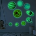thumbnail image 2 of LINLIN Wall Stickers, Glow in The Dark Planets, Glow in The Dark Moon for Ceiling Planets Space Wall Stickers Solar System Galaxy Wall Decals, 2 of 8