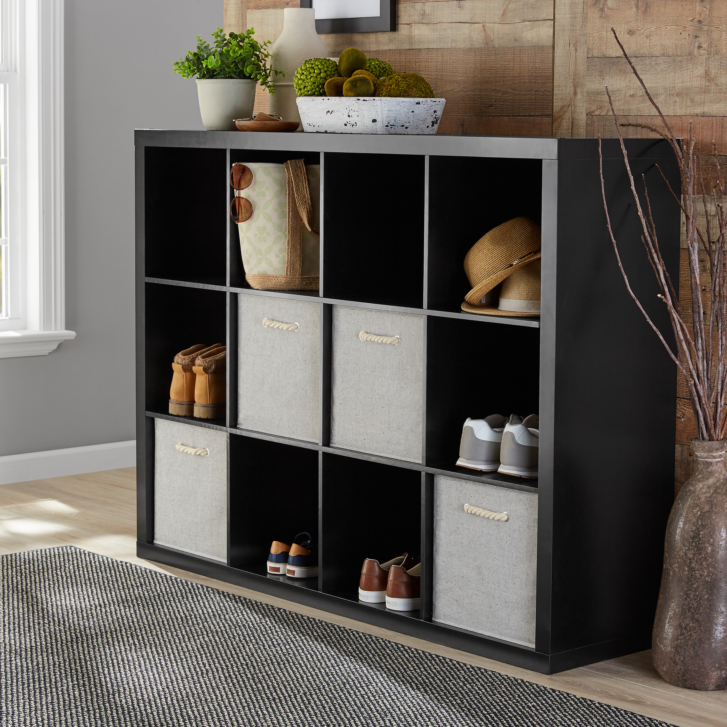 Better Homes & Gardens 12-Cube Storage Organizer, Solid Black - image 2 of 6