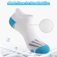 thumbnail image 3 of COOPLUS Womens Ankle Low Cut Socks Athletic Running Cushioned Socks for Women 6 Pairs, 3 of 6