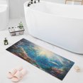 thumbnail image 3 of WOBOGO Underwater World Carpet 39x20in Kitchen Bathroom Livingroom Plush Absorbent Non-Slip Floor Mat, 3 of 8