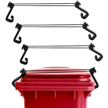 [3 Pack] Trash Can Locks for Animals - Trash Can Lid Lock for Wildlife & Raccoon Proof Garbage Cans