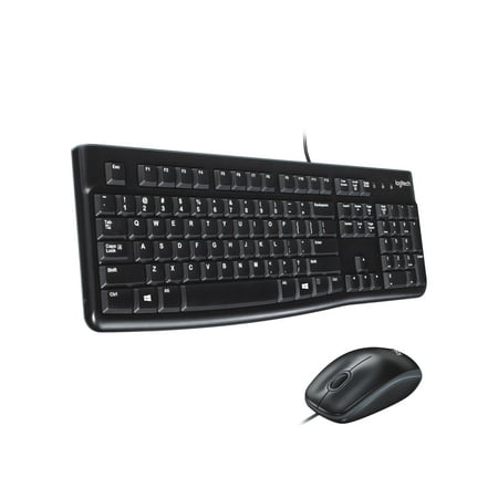 Logitech MK120 Wired Desktop Set  Keyboard/Mouse  USB  Black price history on PriceWatchPro