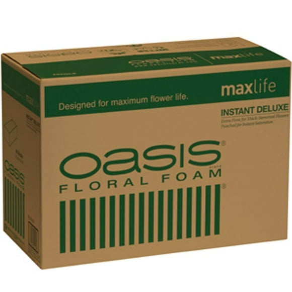 Oasis® Instant Deluxe Floral Foam MaxLife (Case of 36 Bricks)