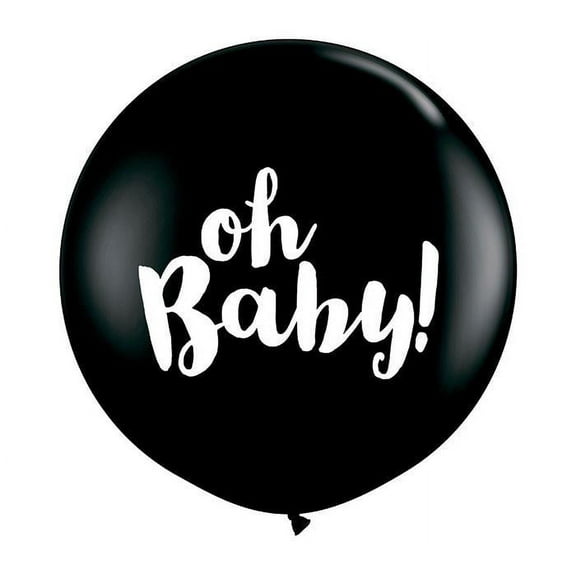 36 inch Qualatex Oh Baby! Latex Balloons (2 Pack) - Party Supplies Decorations