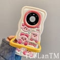 thumbnail image 1 of Funda de teléfono con soporte todo incluido, carcasa suave de personaje de Anime Kawaii Sanrios Hellokittys aplicable a Iphone Girl Heart regalo de cumpleaños gym unisex, 1 of 2